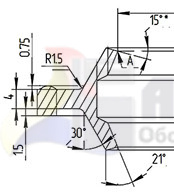 Манжета САНА-100.14.02-01-2 В-14 химически стойкая